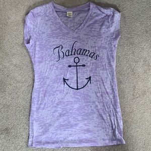 Purple short sleeve top